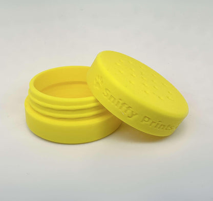 The Yellow Odour Pod, designed for k9 nosework training. This scent detection vessel is made from durable, eco-friendly PLA.