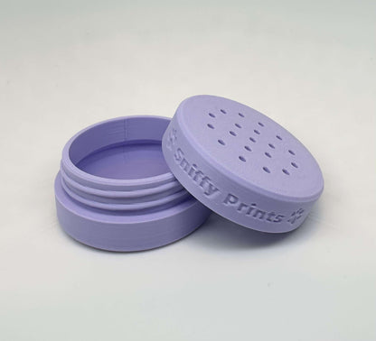 The Periwinkle Odour Pod, designed for k9 nosework training. This scent detection vessel is made from durable, eco-friendly PLA.